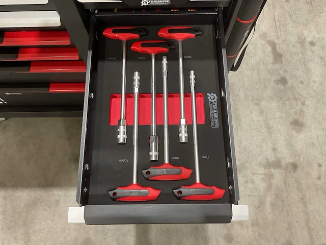 Stahlgruppe sg24 rood gereedschapswagen - afbeelding 6 van  27