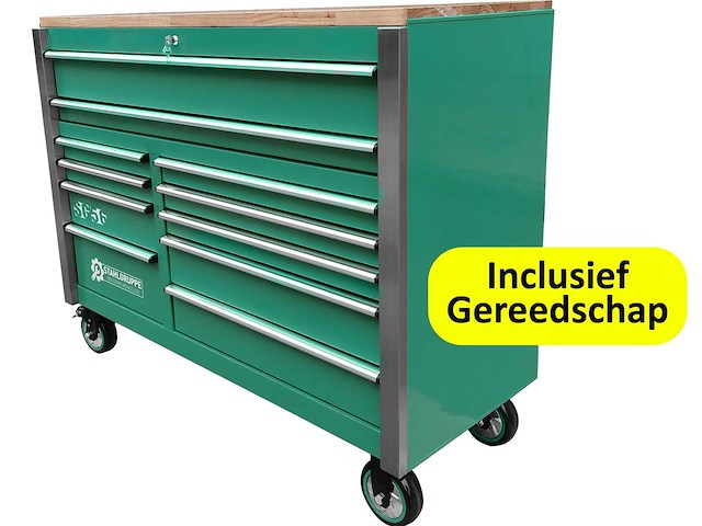 Stahlgruppe sg56 - gereedschapswagen - inclusief gereedschap - afbeelding 1 van  19