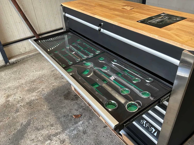 Stahlgruppe sg57 werkbank met gereedschap 386pcs - afbeelding 10 van  14