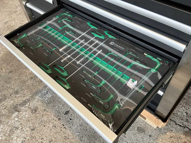 Stahlgruppe sg57 werkbank met gereedschap 386pcs - afbeelding 13 van  14