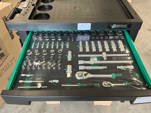 Stahlgruppe sg9 gereedschapswagen 212-delig - afbeelding 2 van  10