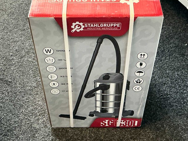 Stahlgruppe sgis 30l industriële stofzuiger - afbeelding 2 van  3