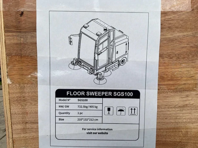 Stahlgruppe sgs100 industriële veegmachine - afbeelding 15 van  15