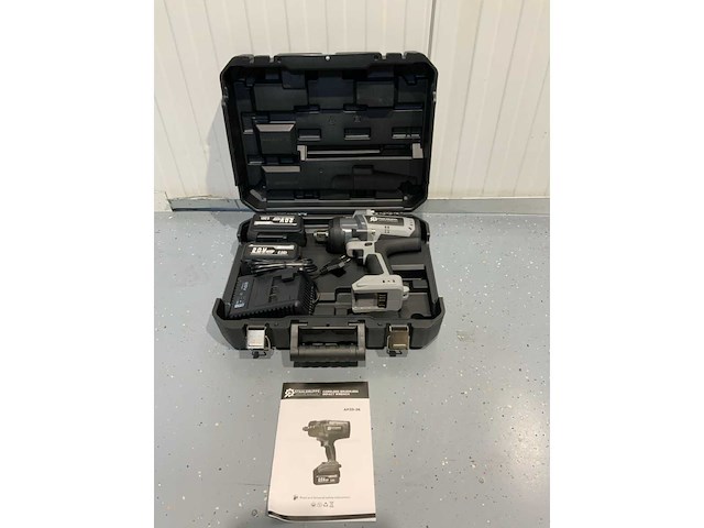Stahlgruppe slagmoersleutel - 2 accu's en oplader in koffer - ap20-26 - 1600nm - afbeelding 3 van  8