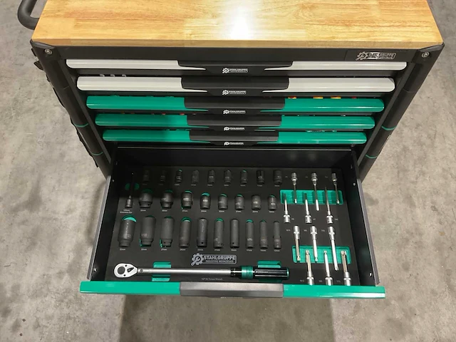 Stahlgruppe transportschade 7 laden met 307 pcs sg36 gereedschapswagen - afbeelding 3 van  22