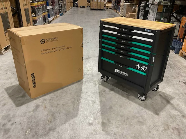 Stahlgruppe transportschade 7 laden met 307 pcs sg36 gereedschapswagen - afbeelding 1 van  22