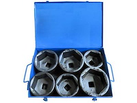 Stahlkaiser - 2025 - extra lang xxxl 1" - 6 delige krachtdoppenset - afbeelding 4 van  4