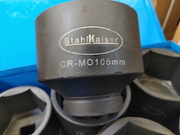 Stahlkaiser - 20786 - krachtdoppenset 80-105mm 6-delig - afbeelding 3 van  5