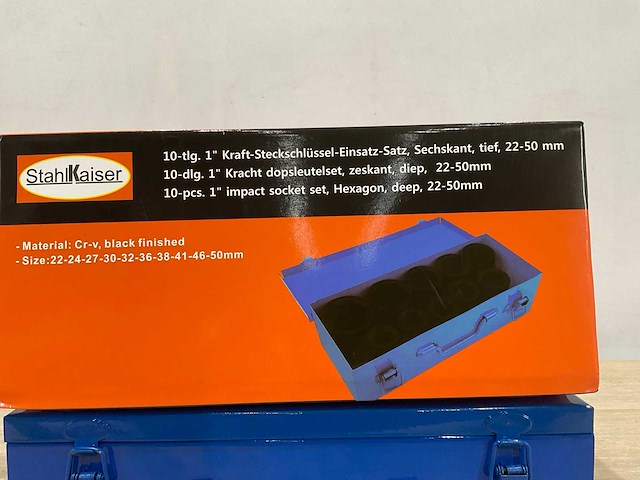 Stahlkaiser - kracht dopsleutel set 10 delig - afbeelding 4 van  4