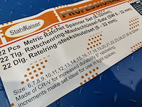 Stahlkaiser - steek- en ringratelset 22 dlg - afbeelding 7 van  7