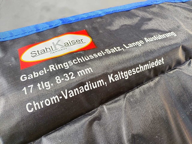 Stahlkaiser - steek en ringsleutels 17 delig - afbeelding 3 van  6