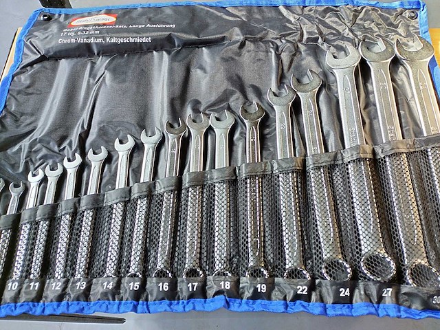 Stahlkaiser - steek en ringsleutels 17 delig - afbeelding 2 van  6