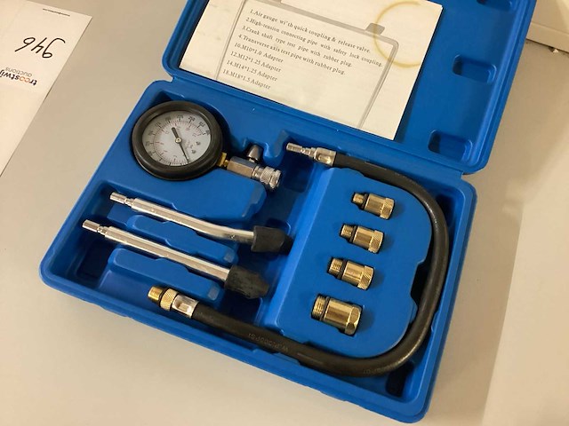 Stahlkaiser benzine motor compressietest set 8 delig - afbeelding 3 van  4
