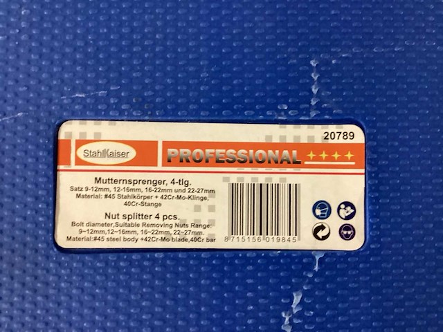 Stahlkaiser bout verwijderaar 4 delig - afbeelding 5 van  5