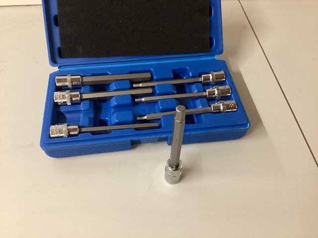 Stahlkaiser dopbit-set inbus extra lang 7 delig - afbeelding 2 van  4