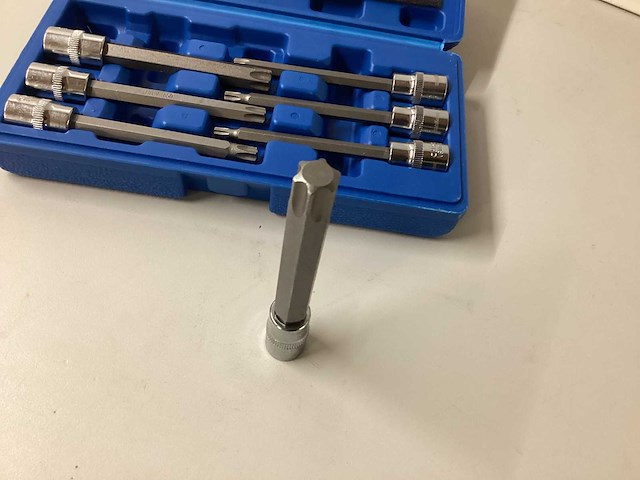 Stahlkaiser dopbit-set torx extra lang 7 delig - afbeelding 3 van  6