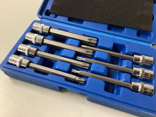 Stahlkaiser dopbit-set torx extra lang 7 delig - afbeelding 2 van  6