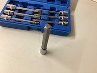 Stahlkaiser dopbit-set torx extra lang 7 delig - afbeelding 4 van  6