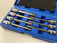 Stahlkaiser dopbit-set torx extra lang 7 delig - afbeelding 2 van  6