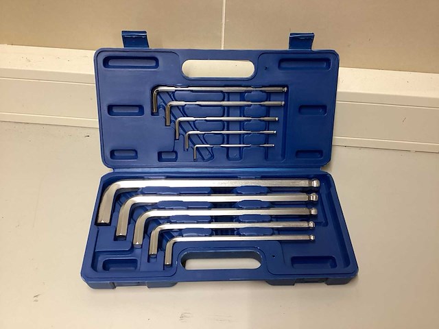 Stahlkaiser inbus sleutelset 10 delig - afbeelding 1 van  3