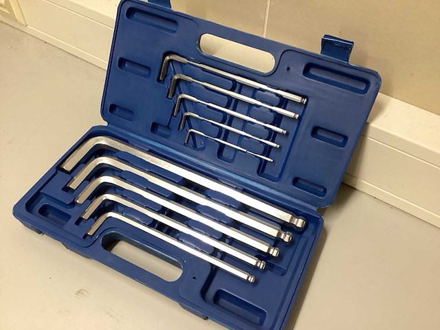 Stahlkaiser inbus sleutelset 10 delig - afbeelding 2 van  3