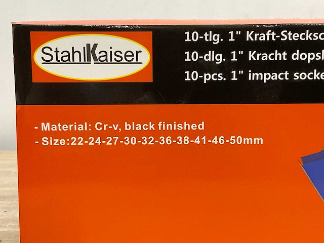 Stahlkaiser kracht doppenset 10 delig - afbeelding 7 van  7