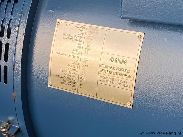 Stahltech 70kva diesel generator - afbeelding 8 van  11