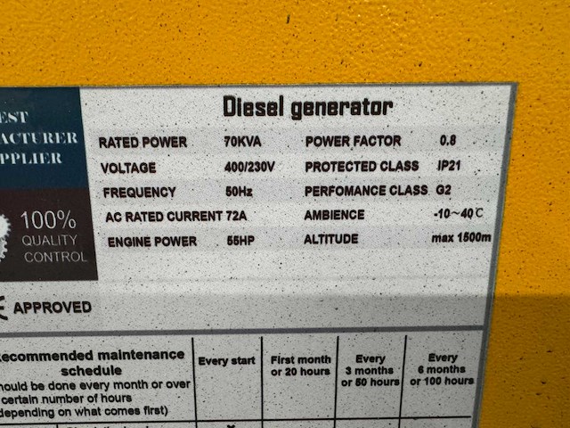 Stahltech 70kva stroomaggregaat / generator diesel - afbeelding 14 van  14