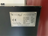 Stahlwelle - swlh1- garagekrik 80t pneumatisch hydraulisch - afbeelding 6 van  14