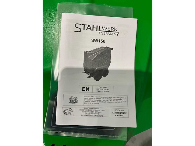 Stahlwerk - 2026 - sw 150 220volt - warm water diesel - hogedrukreiniger - afbeelding 11 van  13