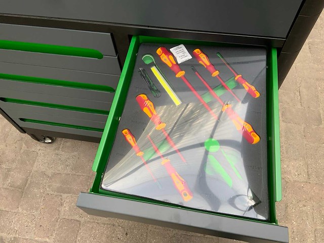 Stahlwerk germany sw22 755-delige gereedschapswagen - afbeelding 14 van  19