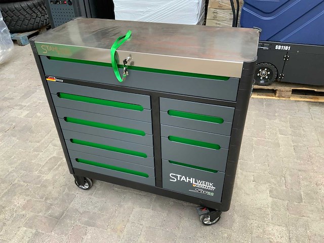 Stahlwerk germany sw22 755-delige gereedschapswagen - afbeelding 1 van  19