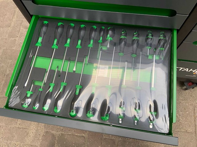 Stahlwerk germany sw22 755-delige gereedschapswagen - afbeelding 8 van  19