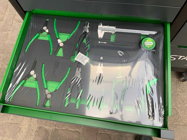Stahlwerk germany sw22 755-delige gereedschapswagen - afbeelding 9 van  19