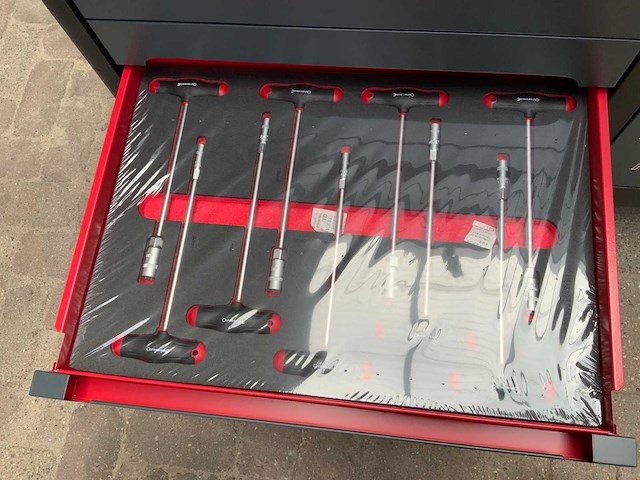 Stahlwerk germany sw24 755-delige gereedschapswagen - afbeelding 10 van  17