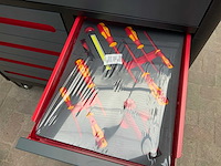 Stahlwerk germany sw24 755-delige gereedschapswagen - afbeelding 17 van  17