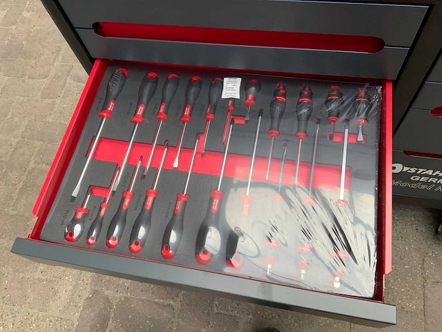 Stahlwerk germany sw24 755-delige gereedschapswagen - afbeelding 7 van  17