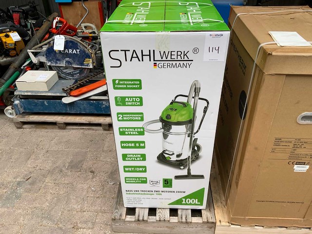 Stahlwerk germany v100-2 industriële stofzuiger - afbeelding 4 van  6