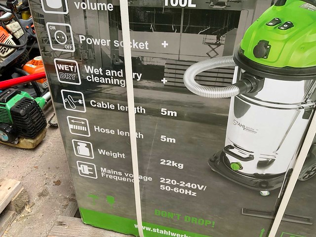 Stahlwerk germany v100-2 industriële stofzuiger - afbeelding 6 van  6