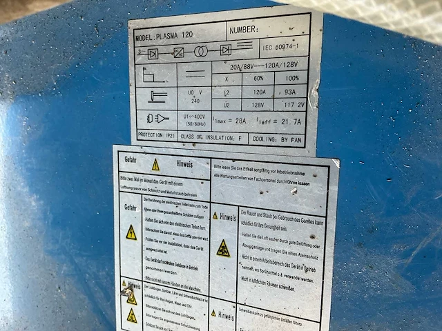 Stahlwerk plasma 120 plasmasnijmachine - afbeelding 13 van  13