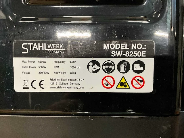 Stahlwerk sw-8250e noodstroomaggregaat - afbeelding 6 van  6