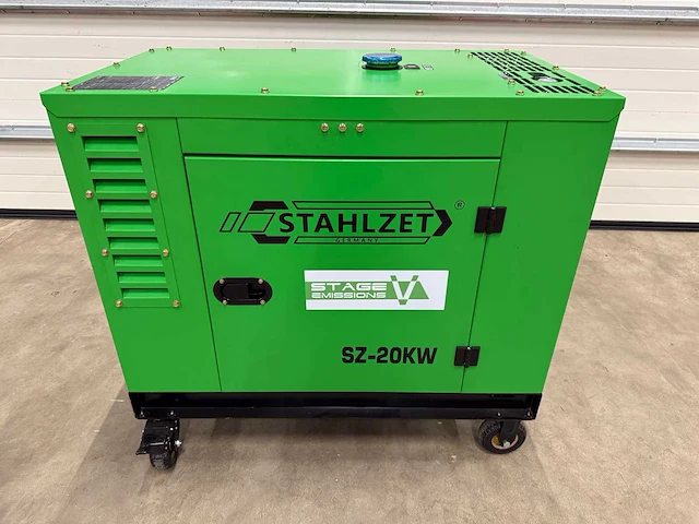 Stahlwerk sz-20k diesel generator stage v 20kva 230v/400v - afbeelding 6 van  12