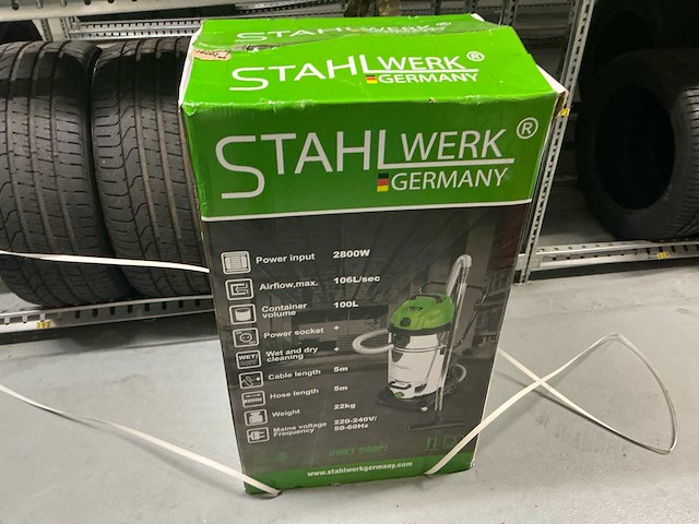 Stahlwerk v100-2 industriële stofzuiger - afbeelding 1 van  7