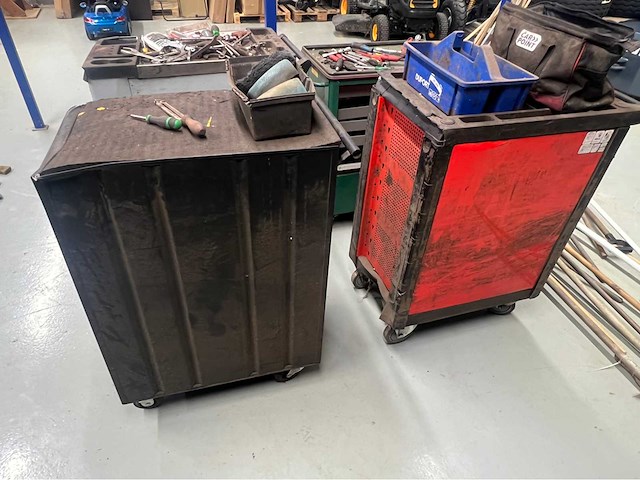 Stahlwille gereedschapswagen 4x gevuld en inventaris - afbeelding 12 van  13