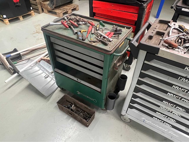 Stahlwille gereedschapswagen 4x gevuld en inventaris - afbeelding 11 van  13