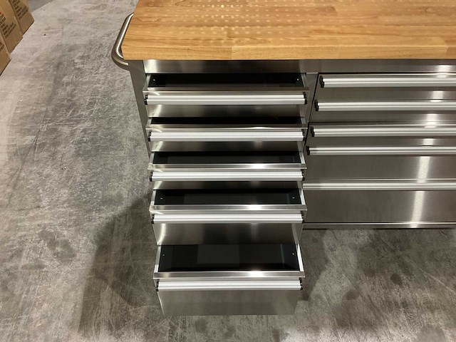 Stahlworks - deluxe rvs 72 inch high - 15 laden 191345 - werkbank - afbeelding 3 van  14