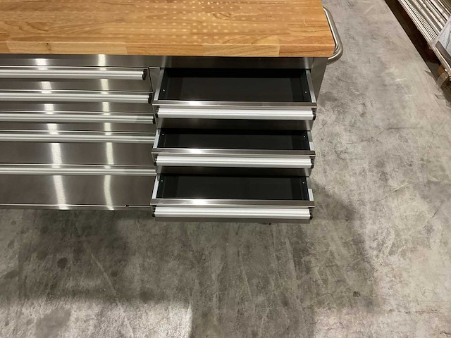 Stahlworks - deluxe rvs 72 inch high - 15 laden 191345 - werkbank - afbeelding 5 van  14