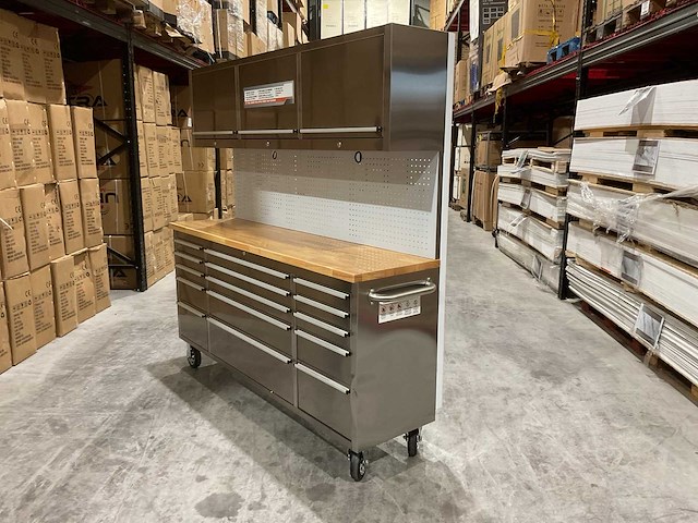 Stahlworks - deluxe rvs 72 inch high - 15 laden 191345 - werkbank - afbeelding 1 van  4