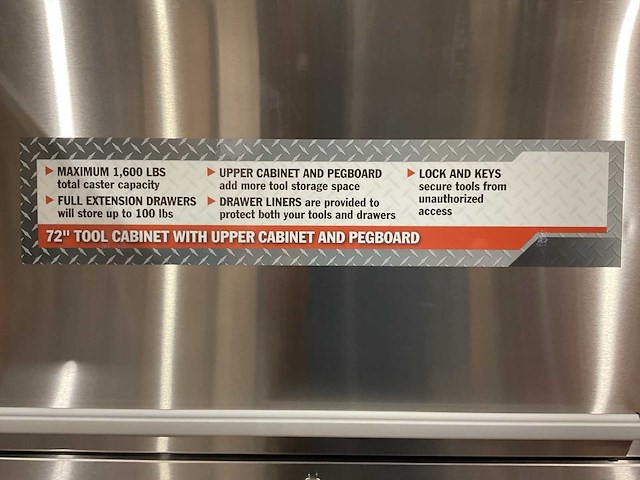 Stahlworks - deluxe rvs 72 inch high - 15 laden 191345 - werkbank - afbeelding 2 van  4