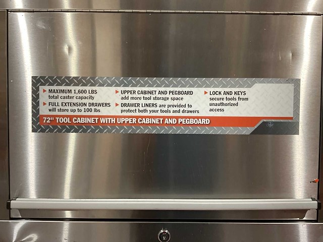 Stahlworks - deluxe rvs 72 inch high - 15 laden 191358 - werkbank - afbeelding 7 van  10
